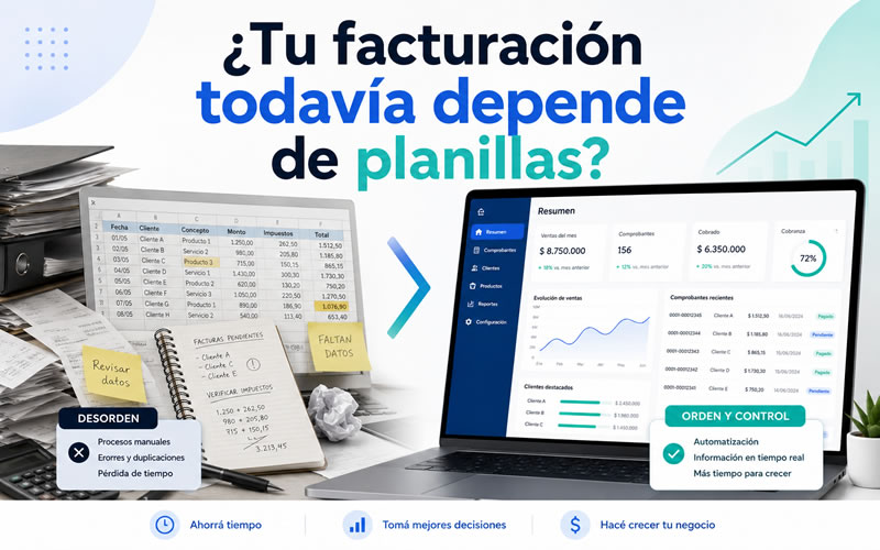 ¿Tu facturación todavía depende de planillas?
